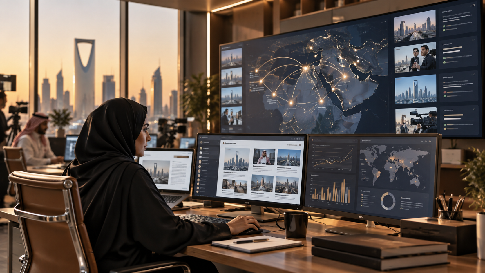 توزيع ونشر الأخبار الصحفية